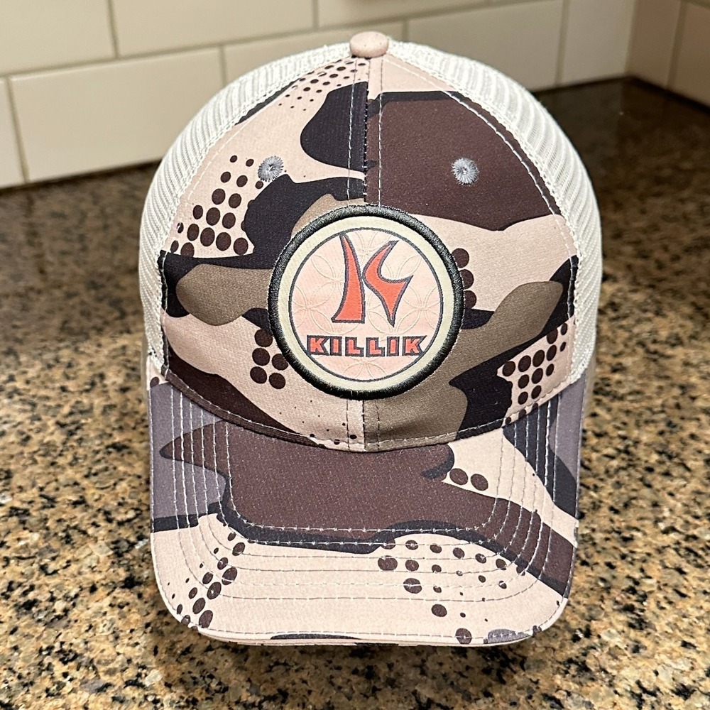 Killik Trucker Hat Ladies Fit Snapback Camo Mesh Outdoor Cap Moisture Mgmt